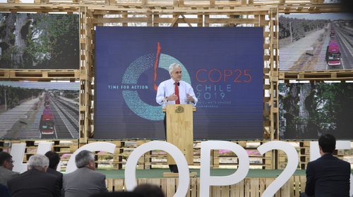 Presidente Piñera presenta agenda ciudadana de COP Chile 25