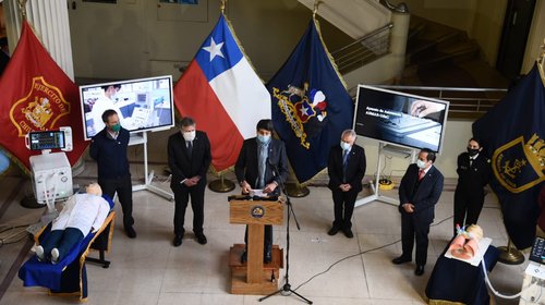 Gobierno presenta los primeros ventiladores mecánicos desarrollados y validados en Chile