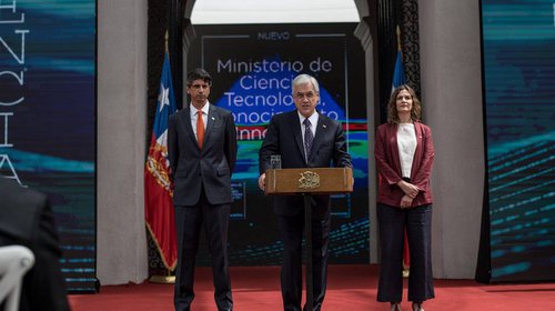 Presidente Piñera pone en marcha el nuevo Ministerio de Ciencia y Tecnología