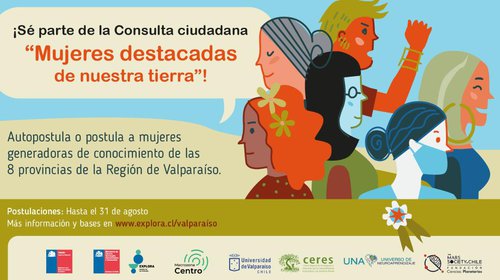 Macrozona Centro se suma a consulta ciudadana  para identificar a mujeres destacadas en ciencias de la Región de Valparaíso
