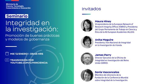 Ministerio de Ciencia y ANID abordan integridad de la investigación científica y promoción de buenas prácticas en seminario internacional