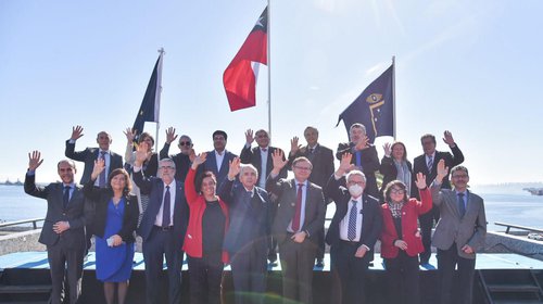 Ministro de Ciencia Flavio Salazar participó en la Asamblea General del Consorcio de Universidades del Estado de Chile