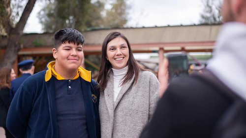 Ministras de Ciencia y Defensa se interiorizaron sobre el Programa Escolar Espacial