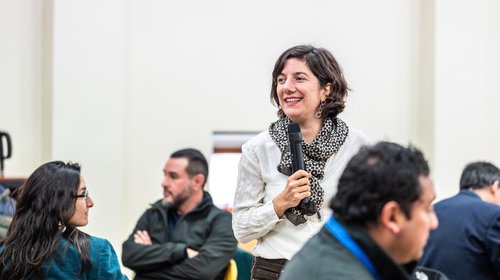 Ministra Aisén Etcheverry en su primera gira regional