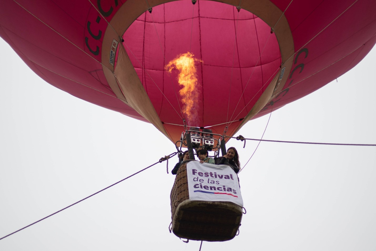 From a hot air balloon, the Ministry launches the Science Festival 2023